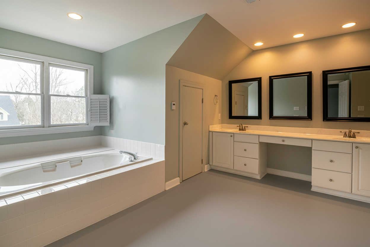 Revêtement de sol de garage - RAL 7040