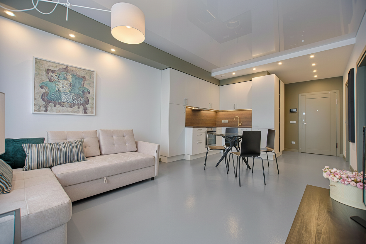 Revêtement de sol de garage - RAL 7032